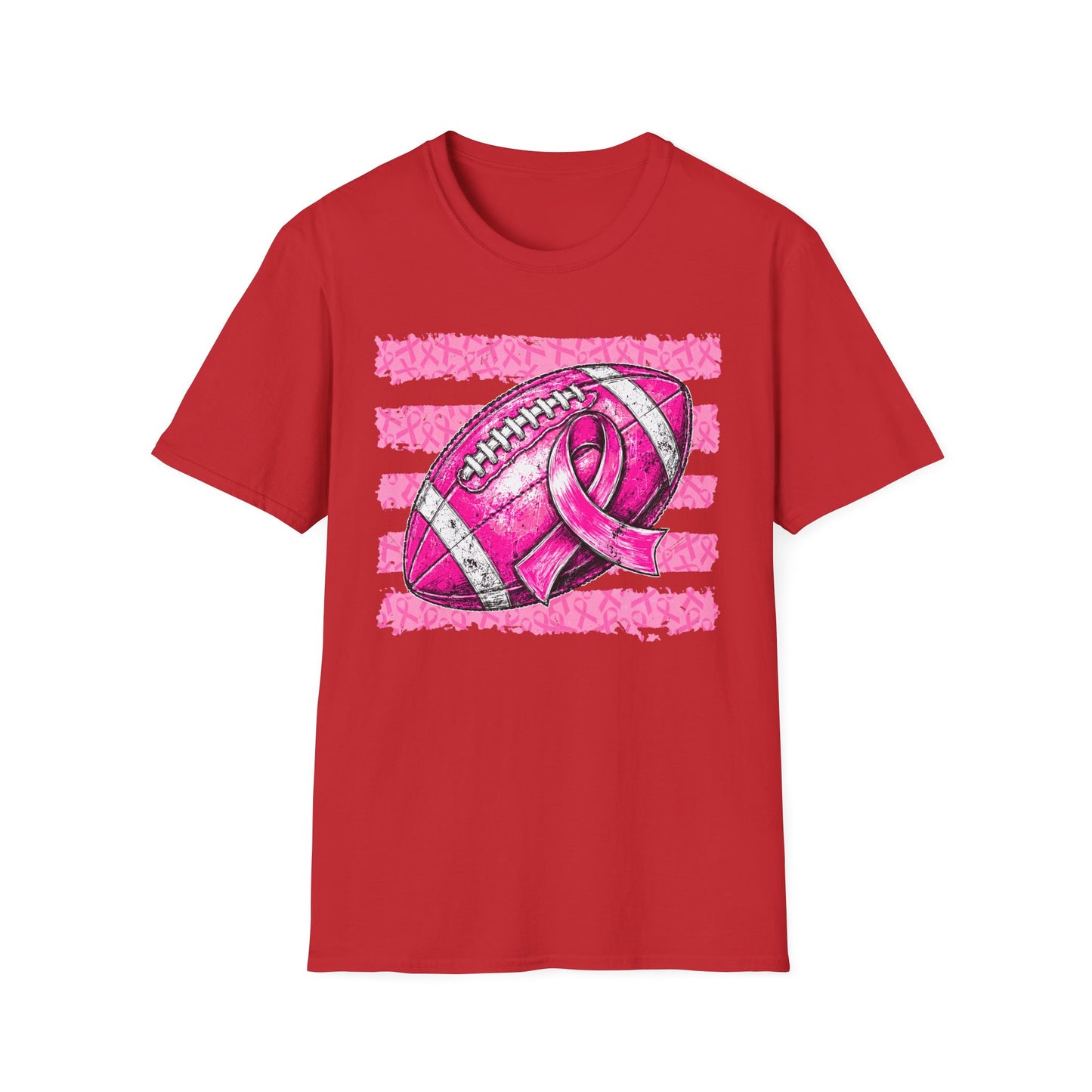 Pink Football Softstyle T-Shirt