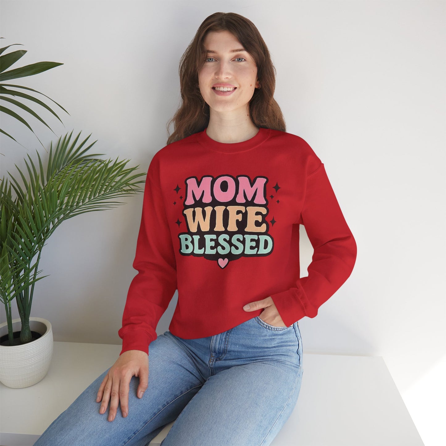 Unisex Heavy Blend™ Crewneck Mom Sweatshirt