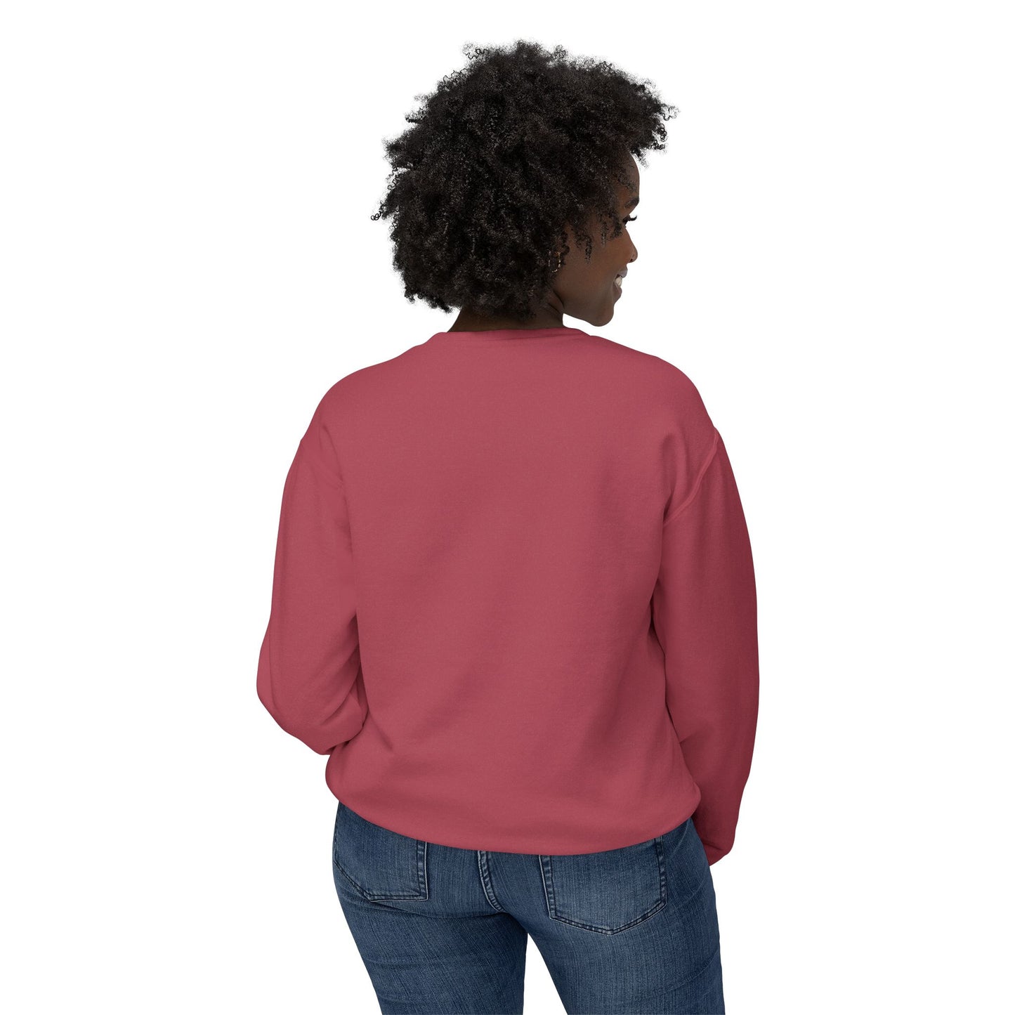 🎀 Pink Ribbon Women’s Lightweight Crewneck Sweatshirt