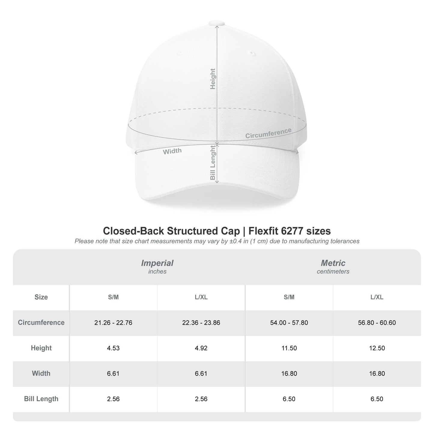Teachers Closed-Back Structured Cap (Embroidery)