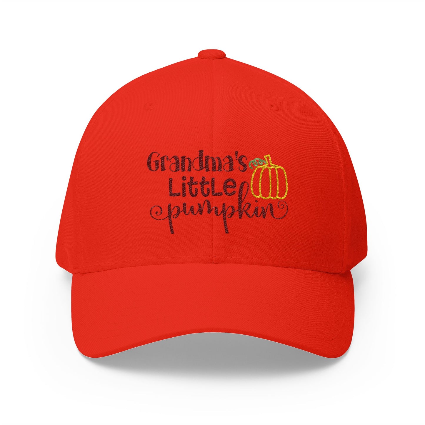 Grandma's Little Pumpkin Structured Cap (Embroidery)