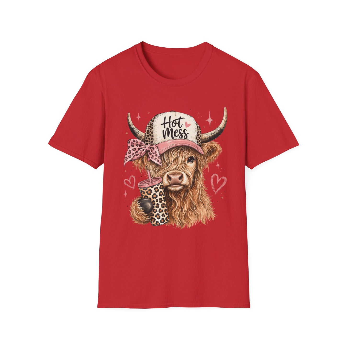 Hot Mess Cow Softstyle T-Shirt