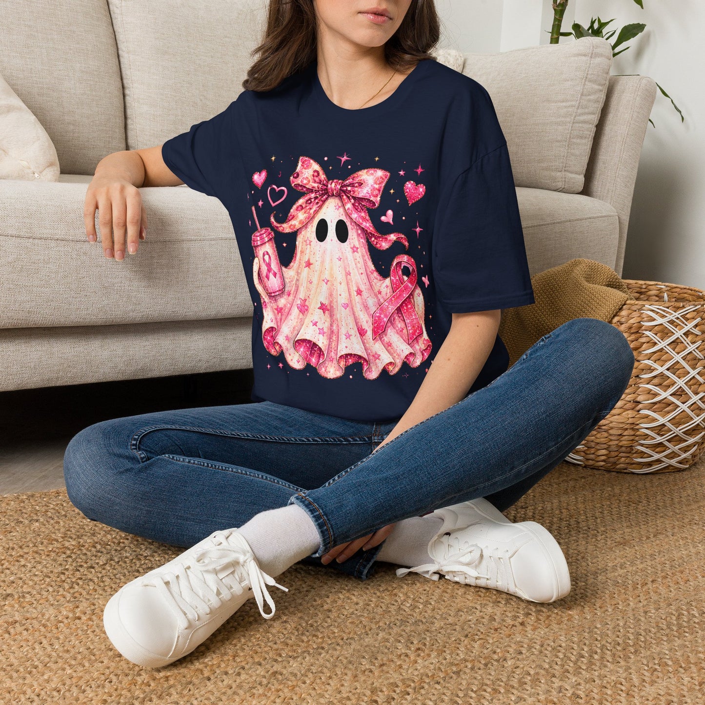 Pink Ghost Softstyle T-Shirt