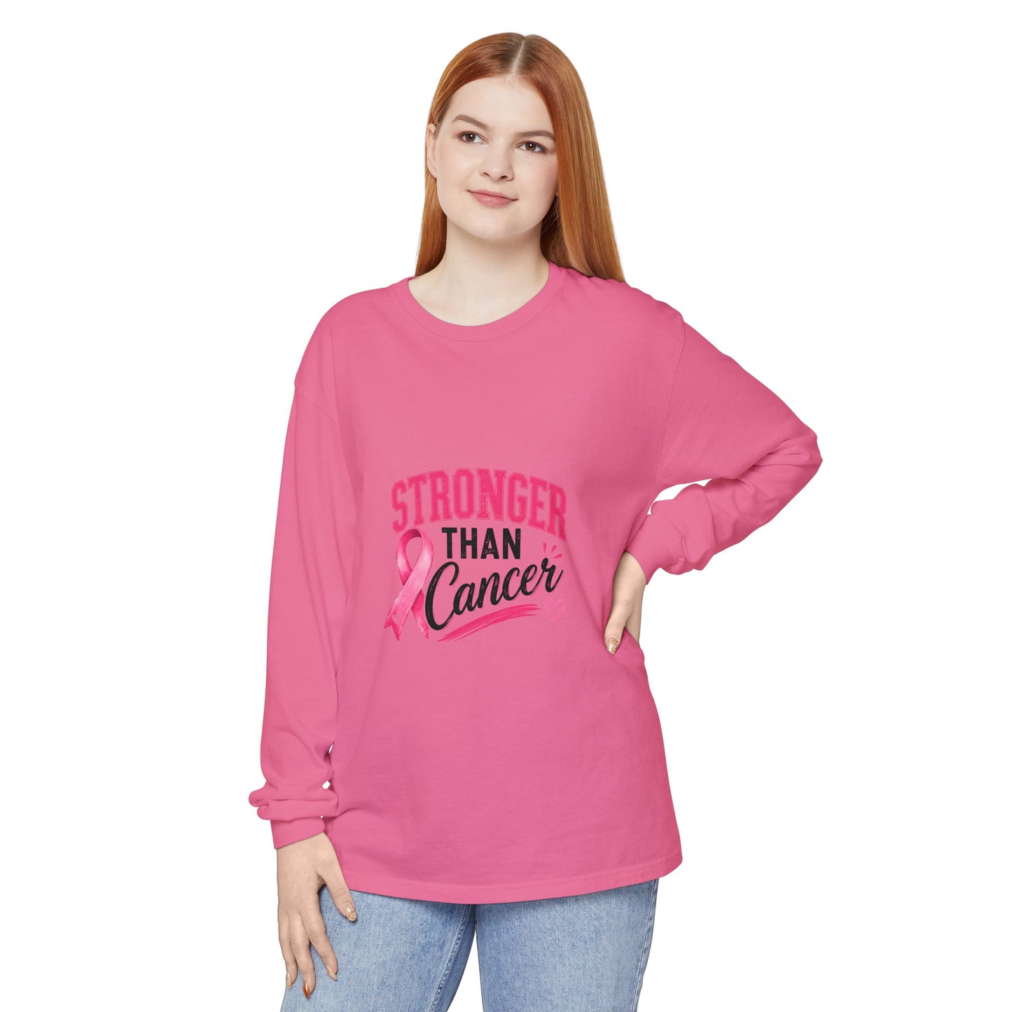 🎗️Stronger than Cancer Survivor Long Sleeve Shirt