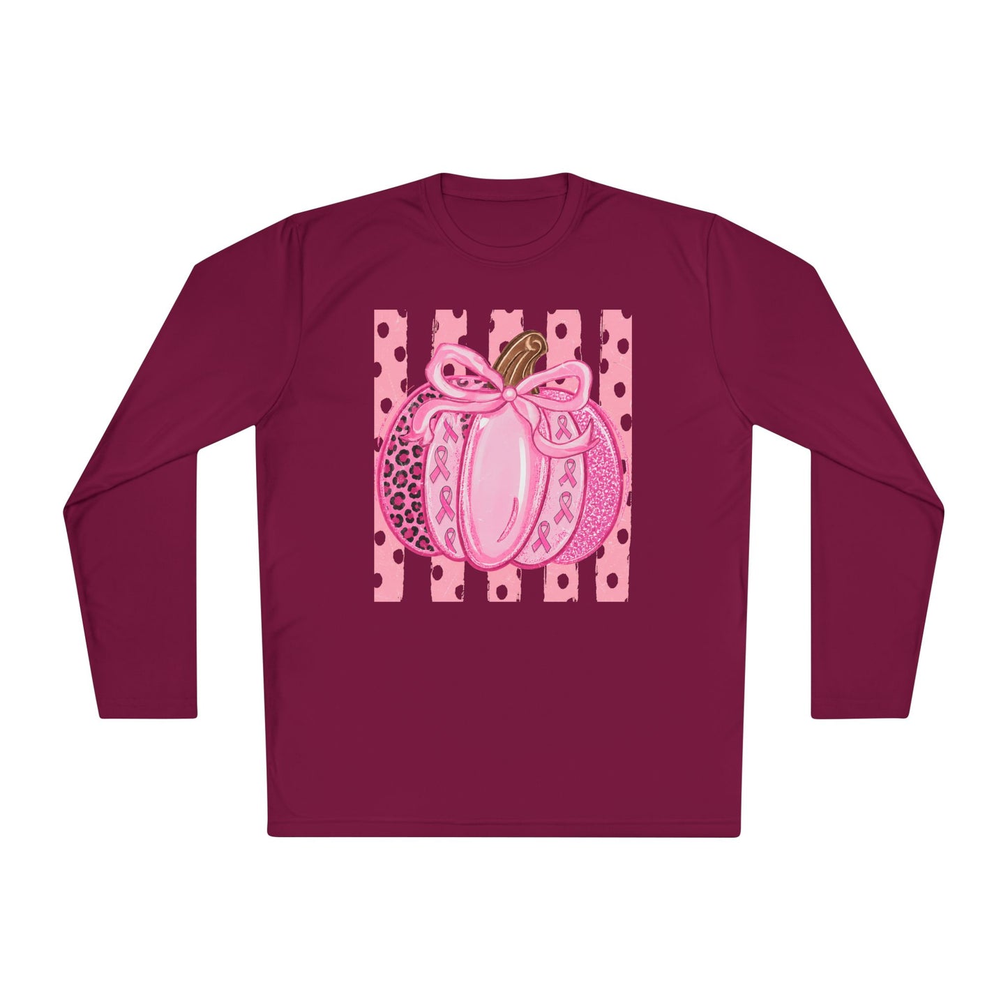 Pink Pumpkin Lightweight Long Sleeve Tee