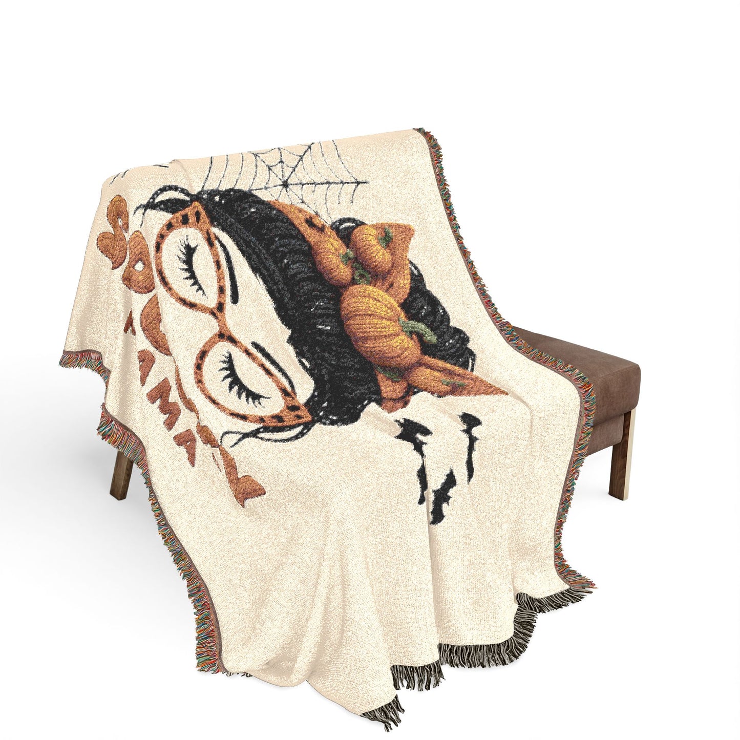 Spooky Mama Woven Blanket