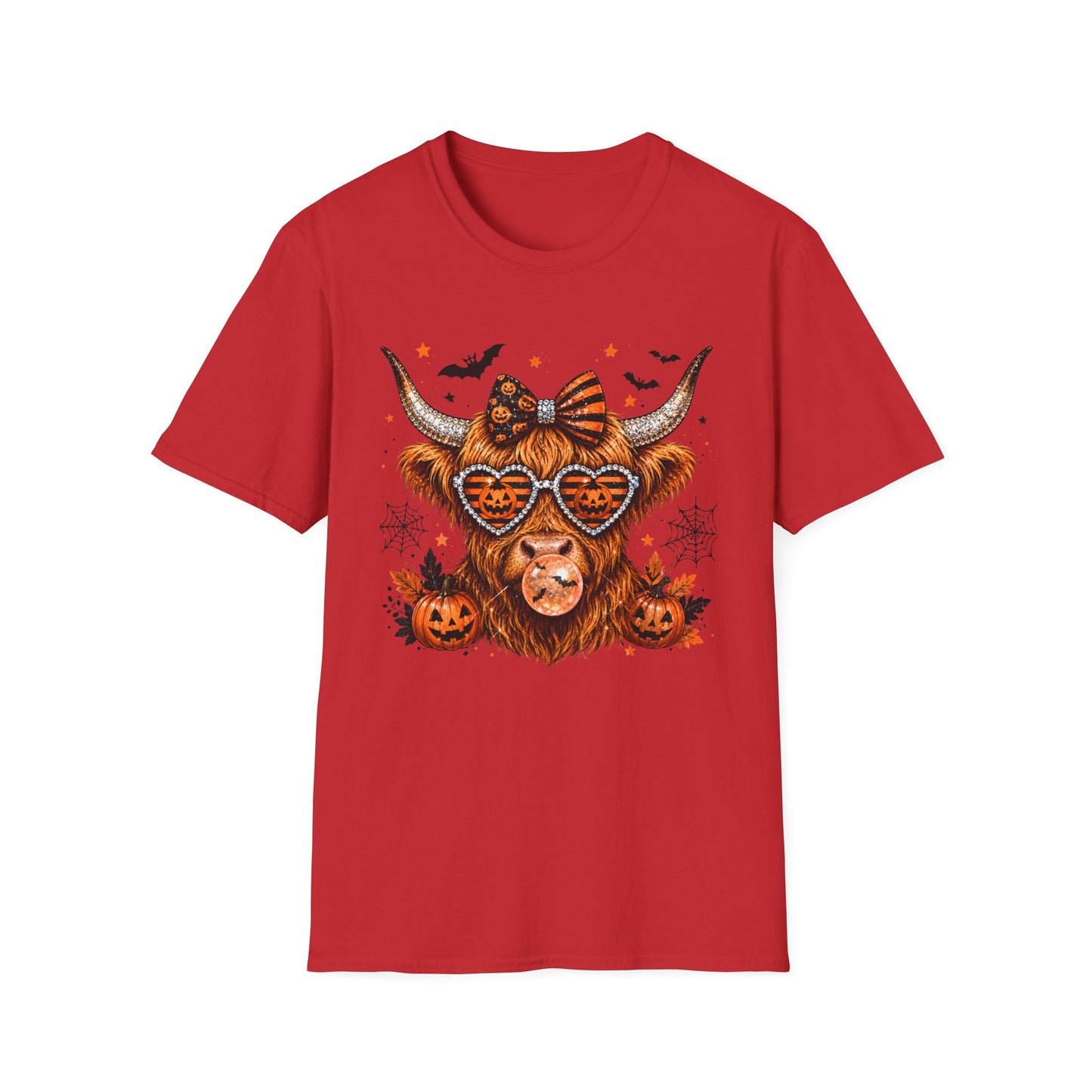 Halloween/Harvest Cow Softstyle T-Shirt