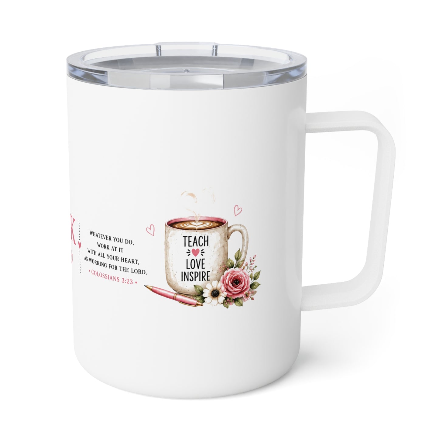 Insulated Coffee Mug, 10oz