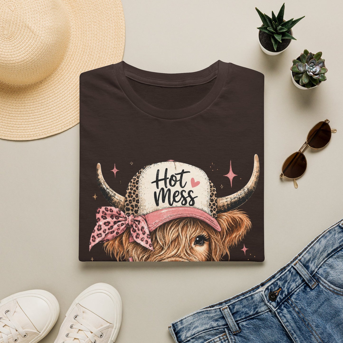 Hot Mess Cow Softstyle T-Shirt