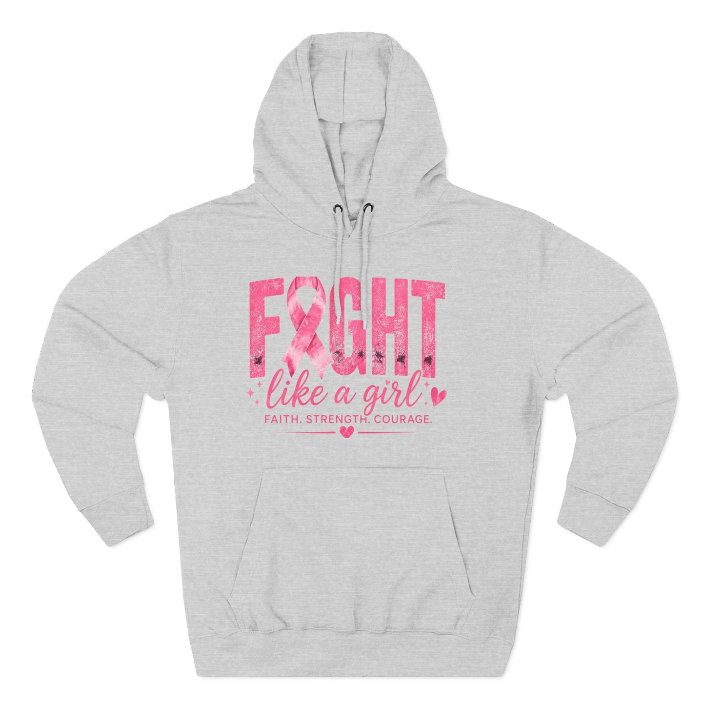 Three-Panel Fleece Hoodie