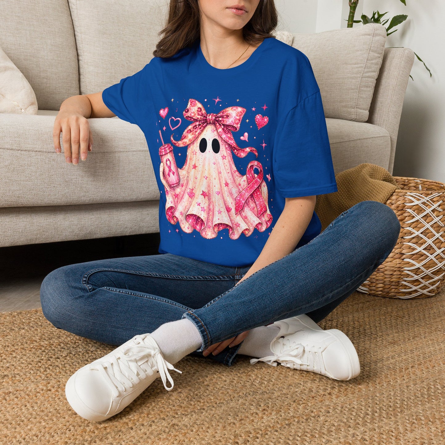 Pink Ghost Softstyle T-Shirt