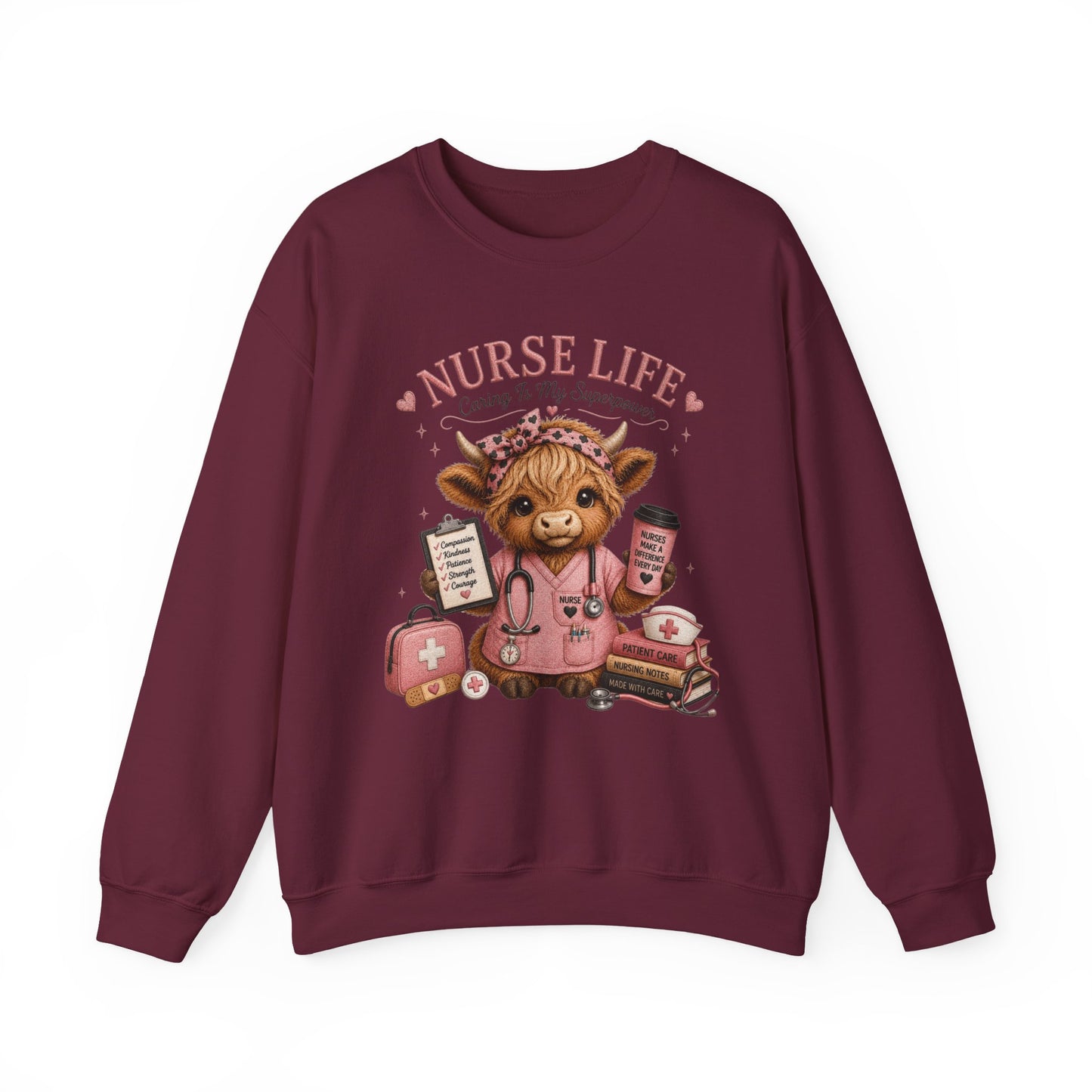 Nurse Life Crewneck Sweatshirt
