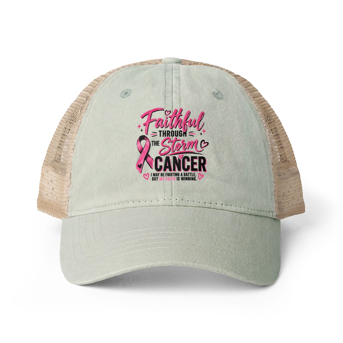 Women's Washed Mesh-Back Cap