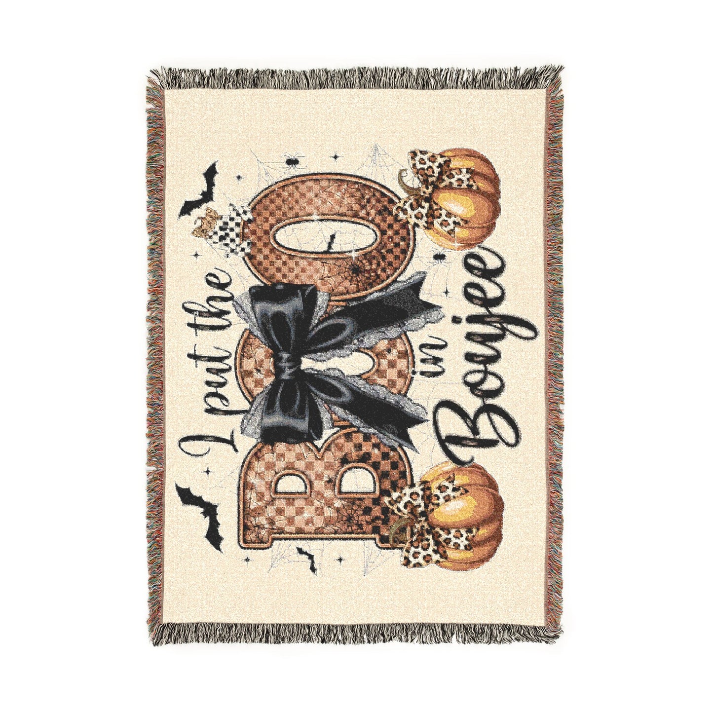 Boujee Halloween Woven Blanket