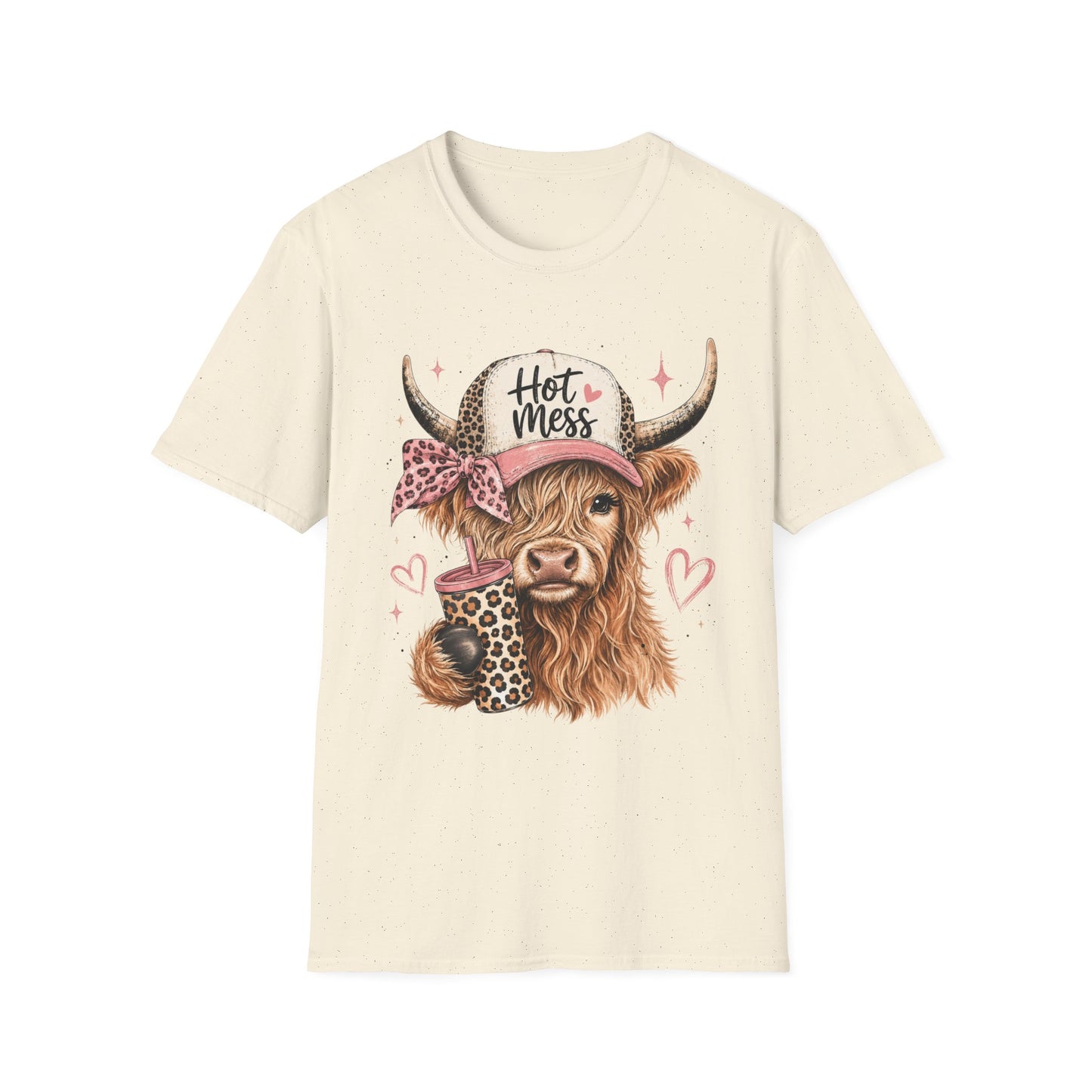 Hot Mess Cow Softstyle T-Shirt