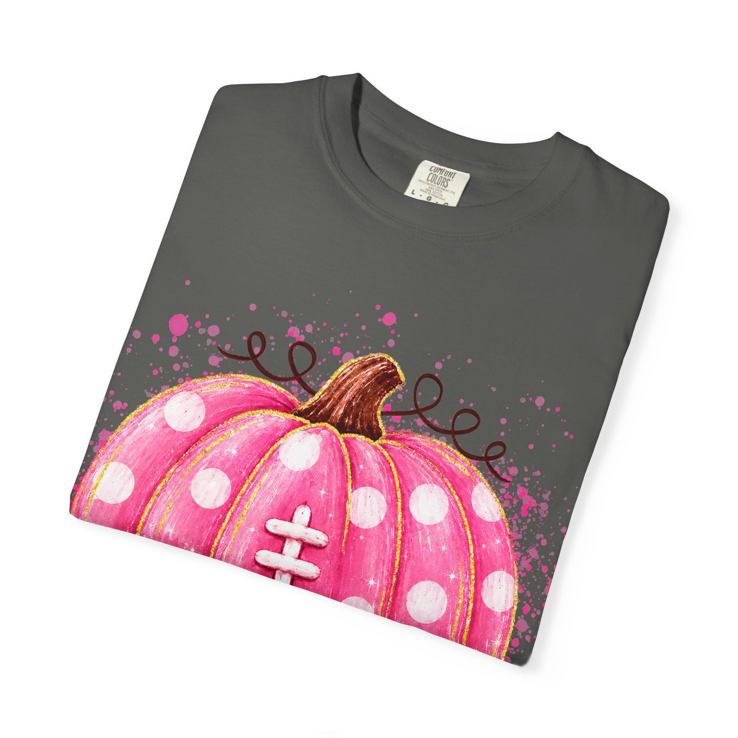 Pink Pumpkin Football T-shirt