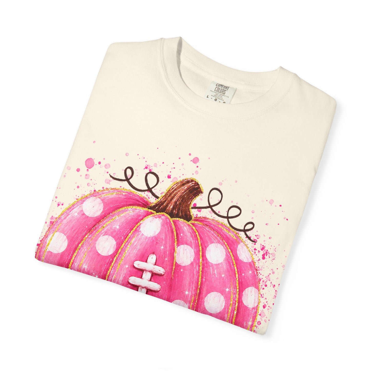 Pink Pumpkin Football T-shirt