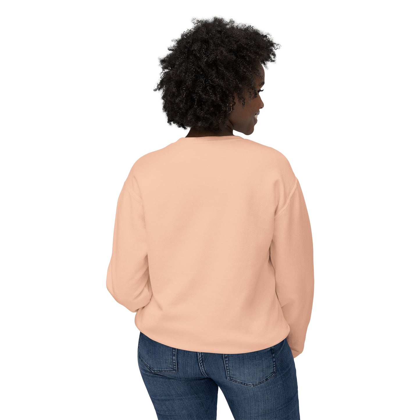 🎀 Pink Ribbon Women’s Lightweight Crewneck Sweatshirt
