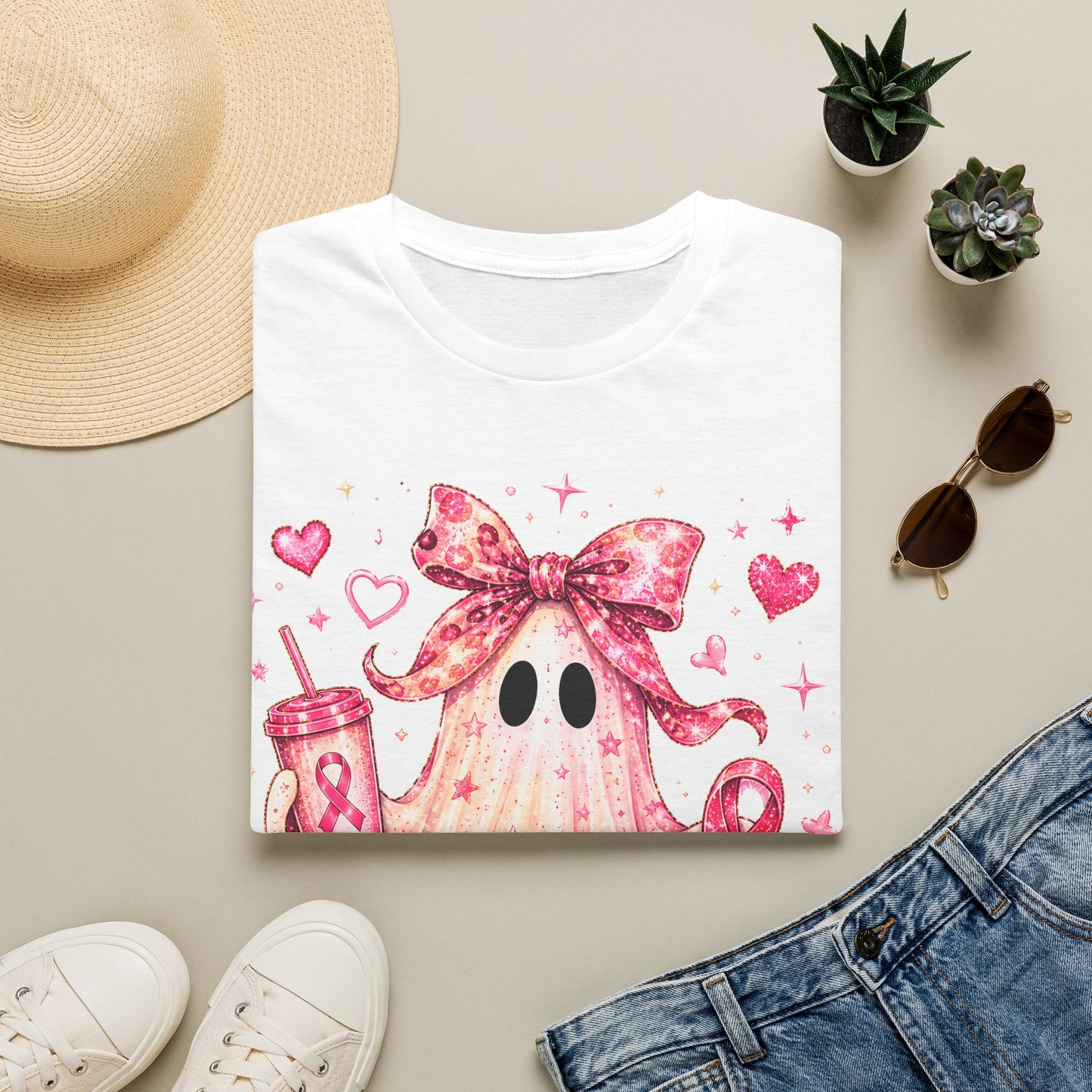 Pink Ghost Softstyle T-Shirt