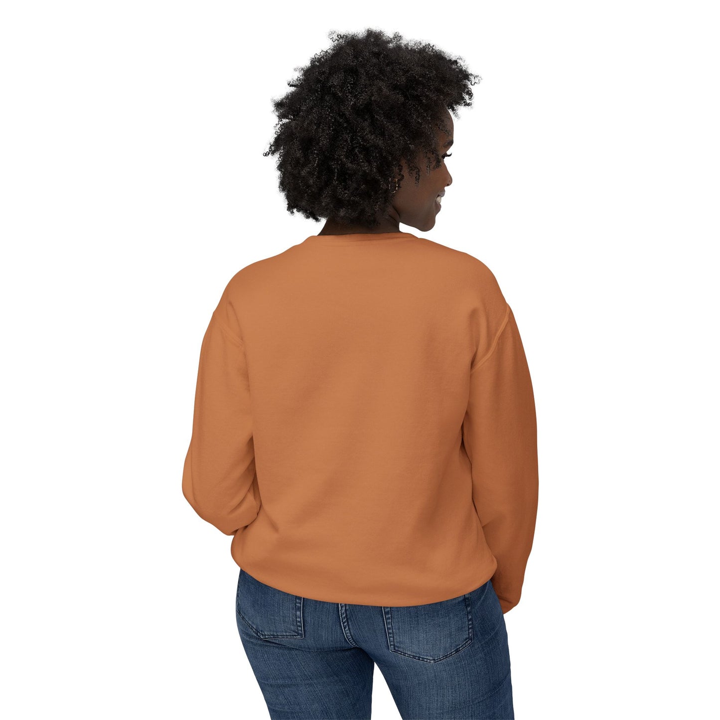 🎀 Pink Ribbon Women’s Lightweight Crewneck Sweatshirt