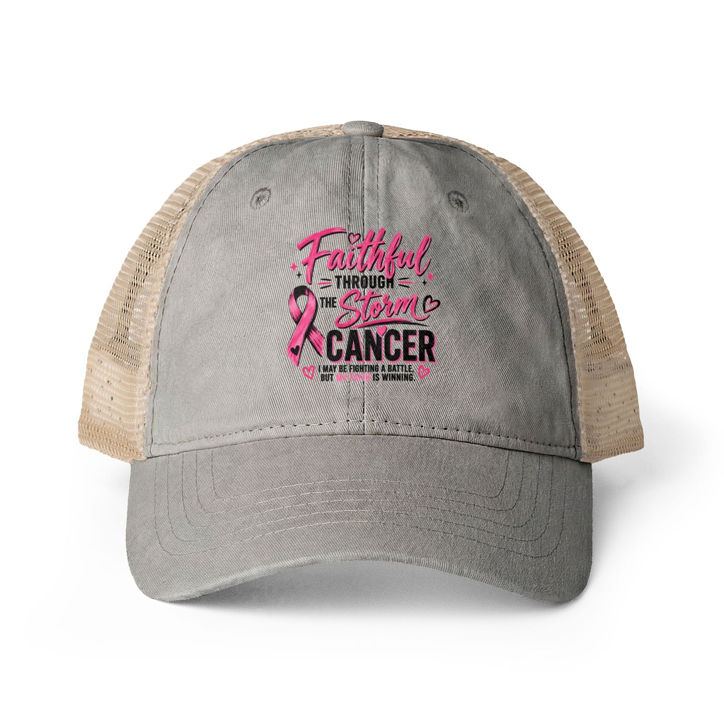 Women's Washed Mesh-Back Cap