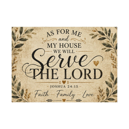 Faith Inspired Area Rug | Christian Home Decor | Living Room Rug | Inspirational Gift | Non-Slip Accent Rug