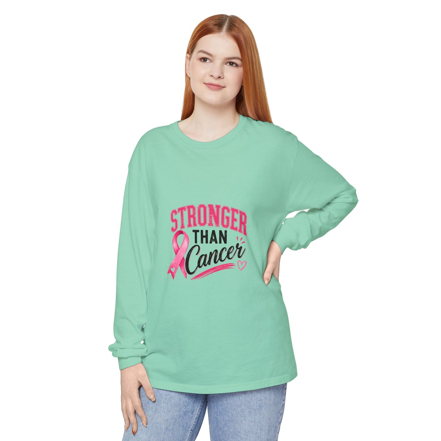 🎗️Stronger than Cancer Survivor Long Sleeve Shirt