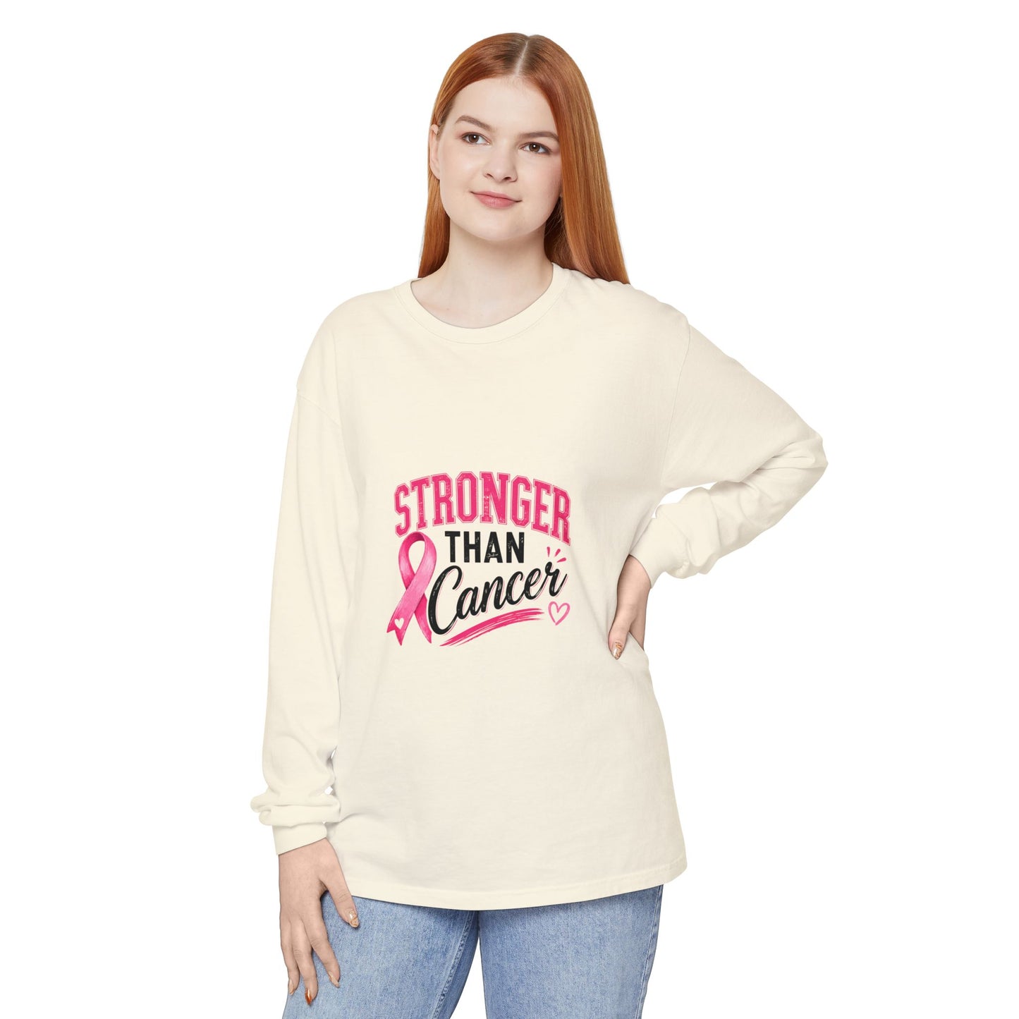Unisex Garment-dyed Long Sleeve T-Shirt