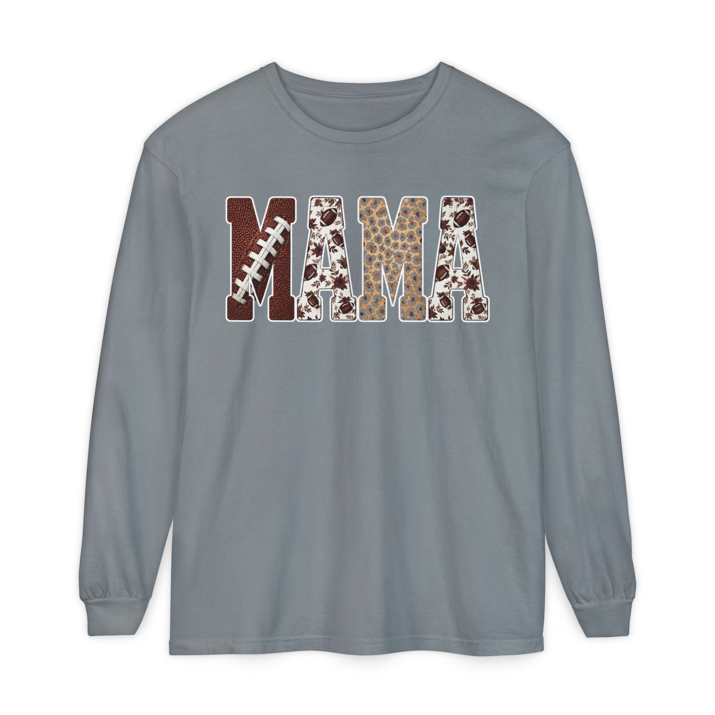 Mama Football Long Sleeve T-Shirt