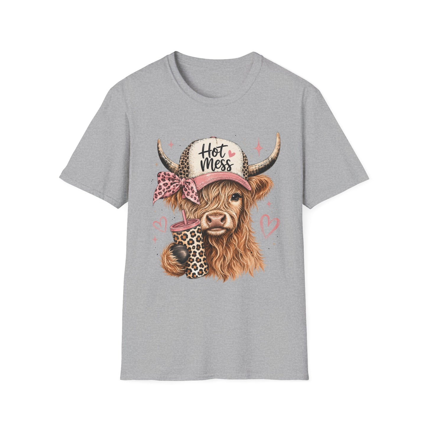 Hot Mess Cow Softstyle T-Shirt