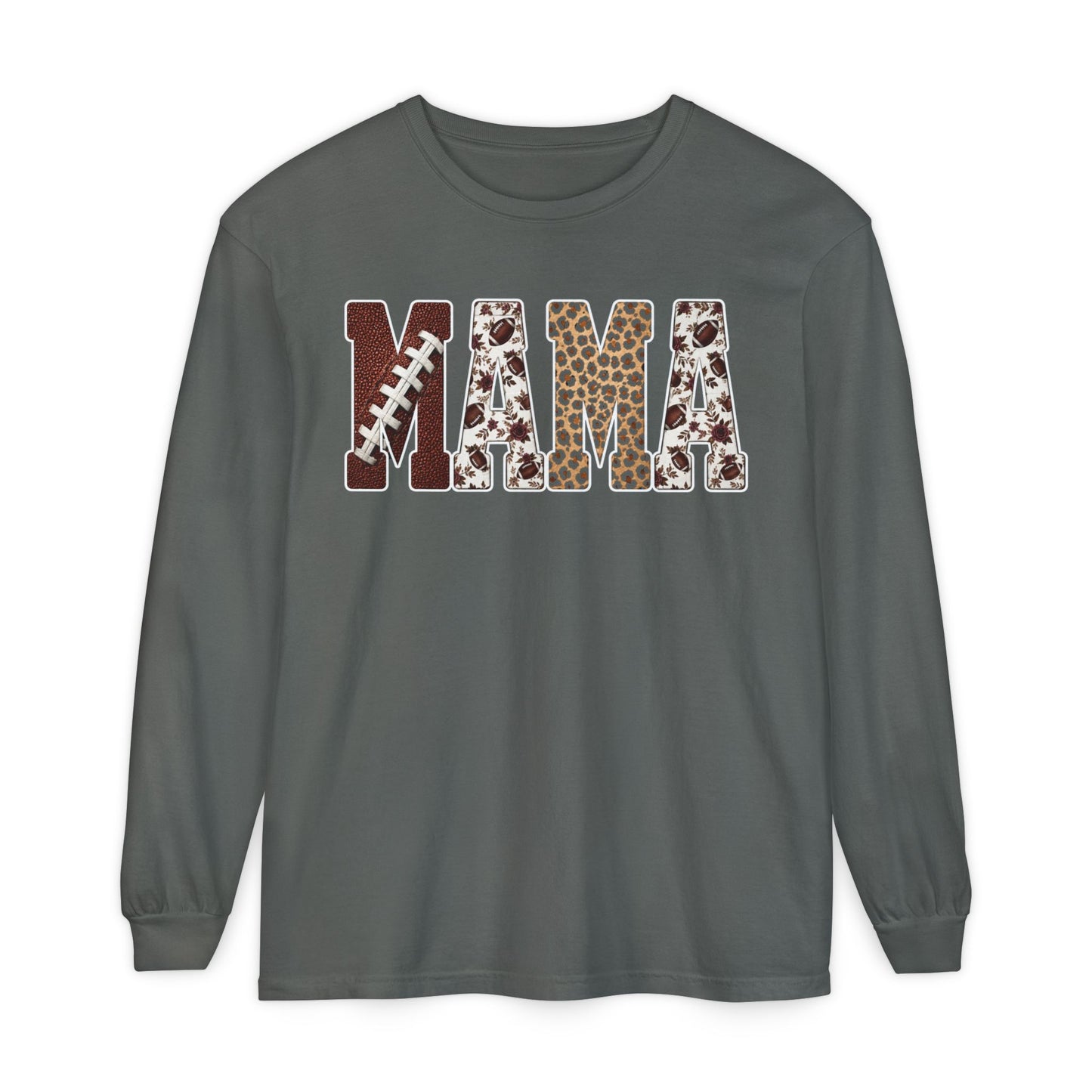 Mama Football Long Sleeve T-Shirt
