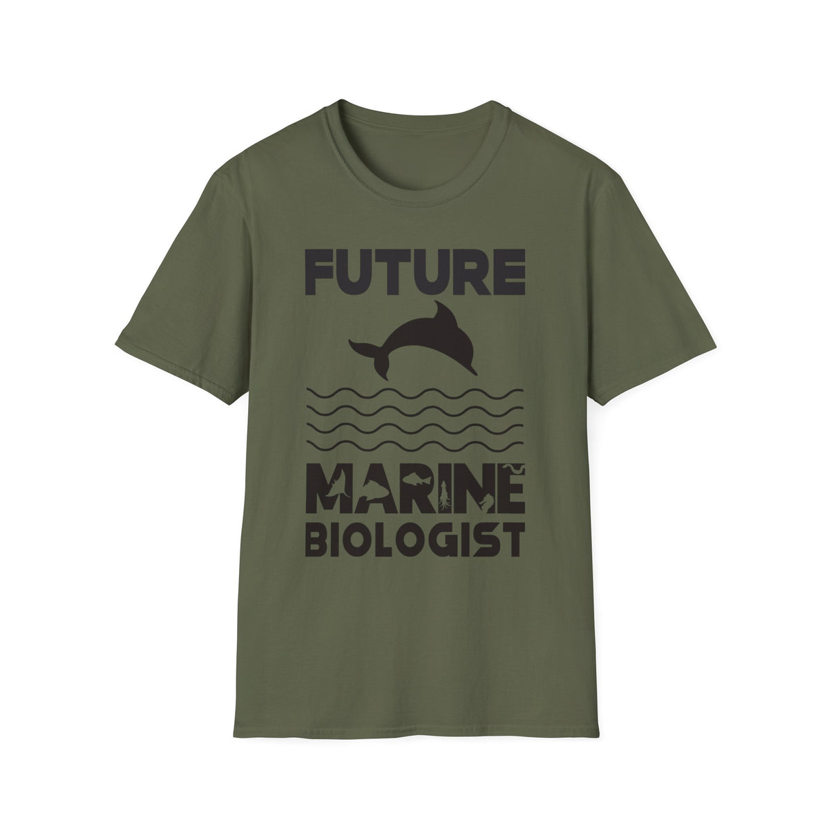Future Marine Bioligst Unisex Softstyle T-Shirt