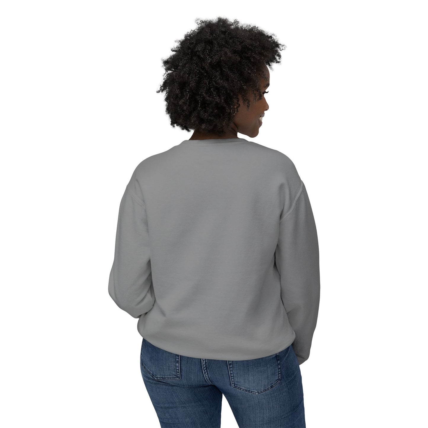 🎀 Pink Ribbon Women’s Lightweight Crewneck Sweatshirt