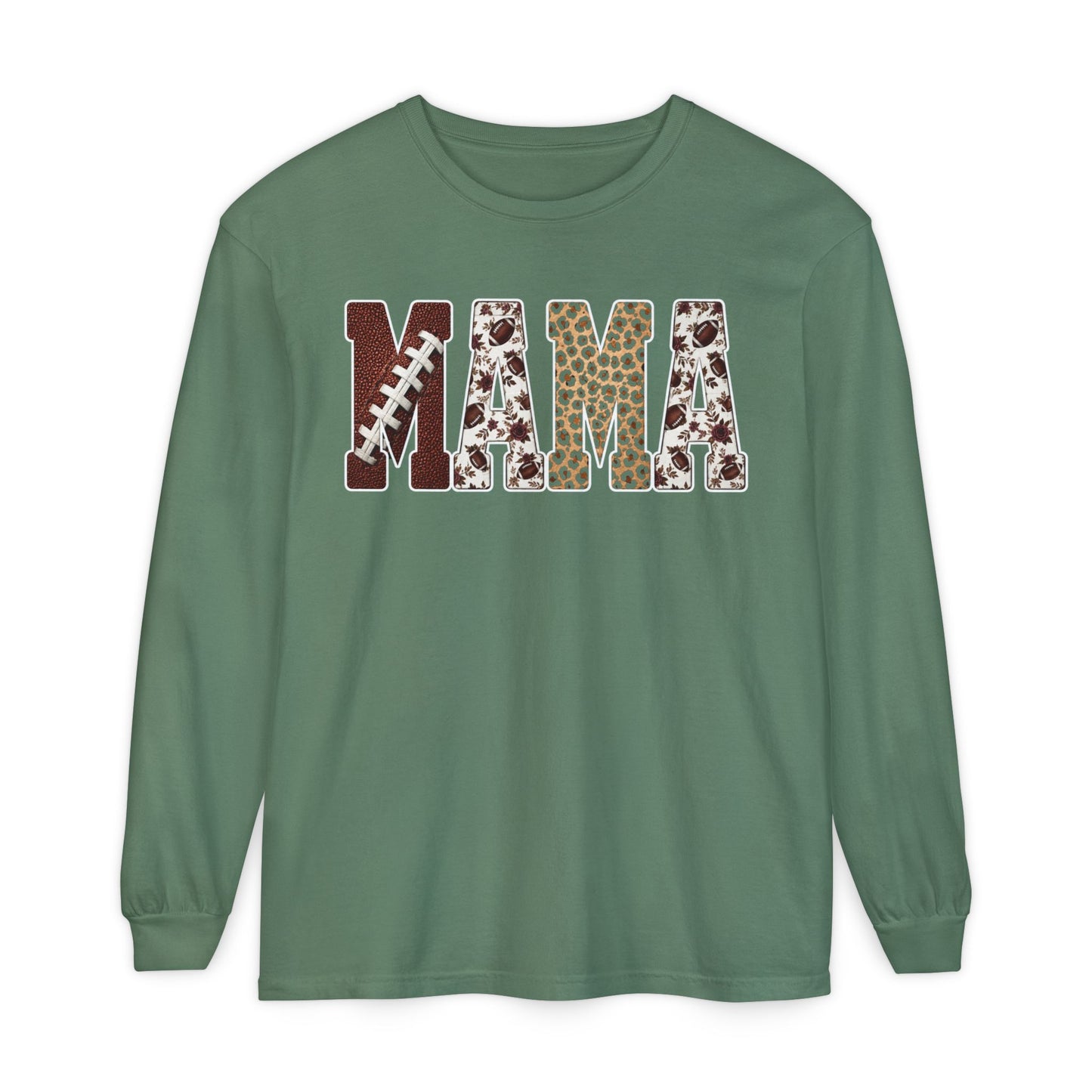 Mama Football Long Sleeve T-Shirt