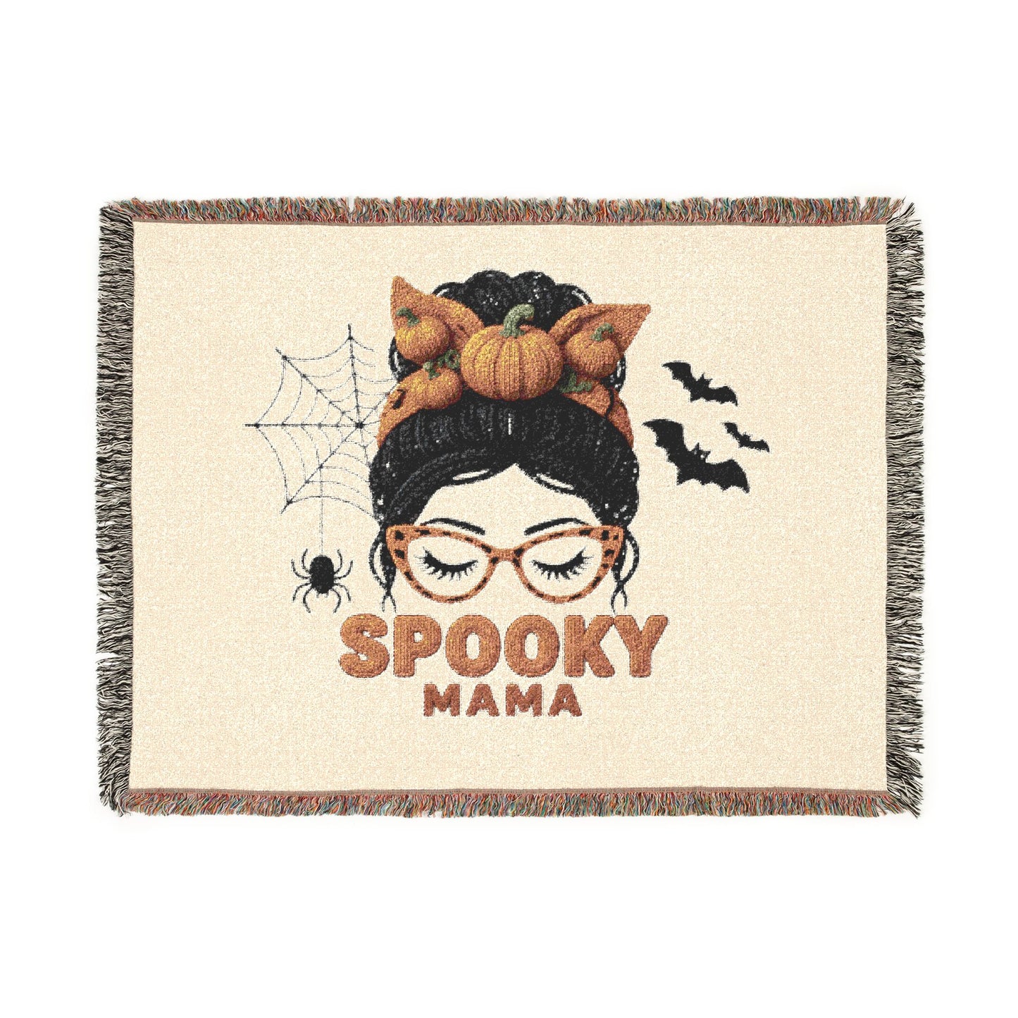 Spooky Mama Woven Blanket