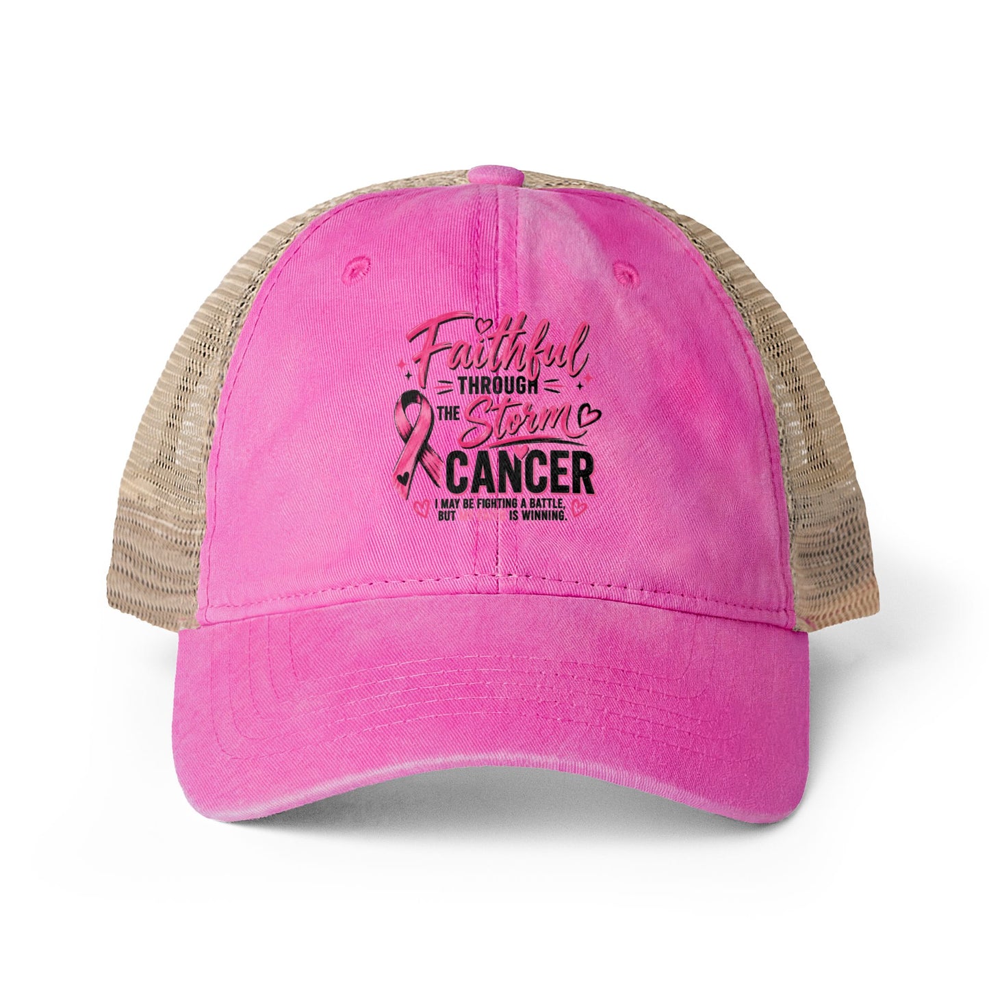 Women's Washed Mesh-Back Cap