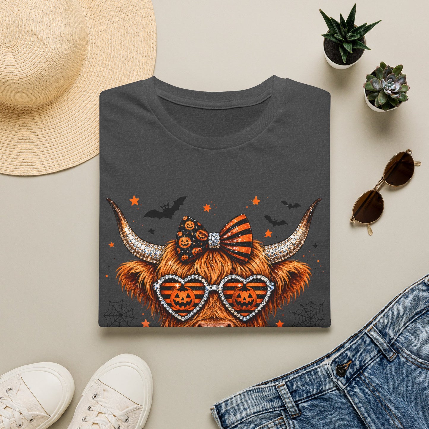 Halloween/Harvest Cow Softstyle T-Shirt