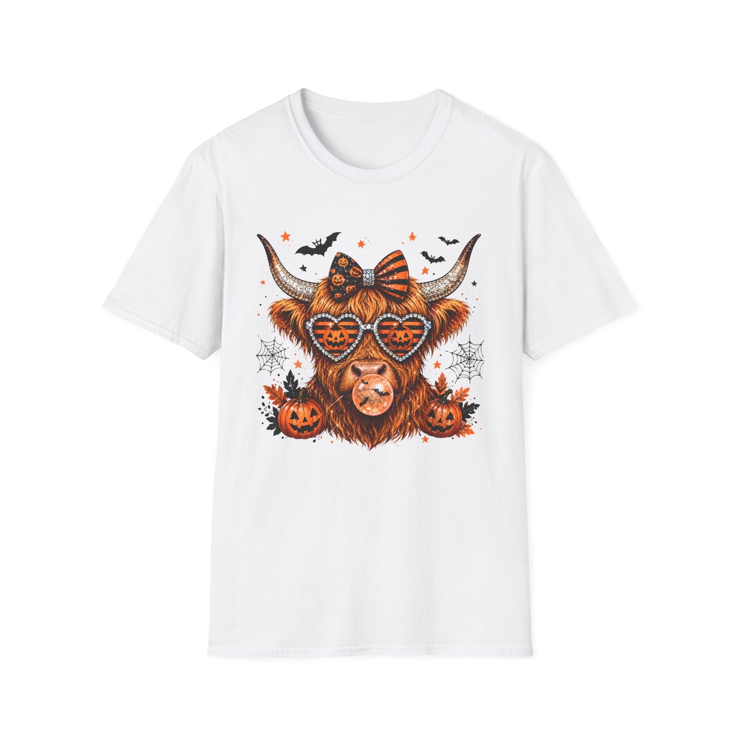 Halloween/Harvest Cow Softstyle T-Shirt