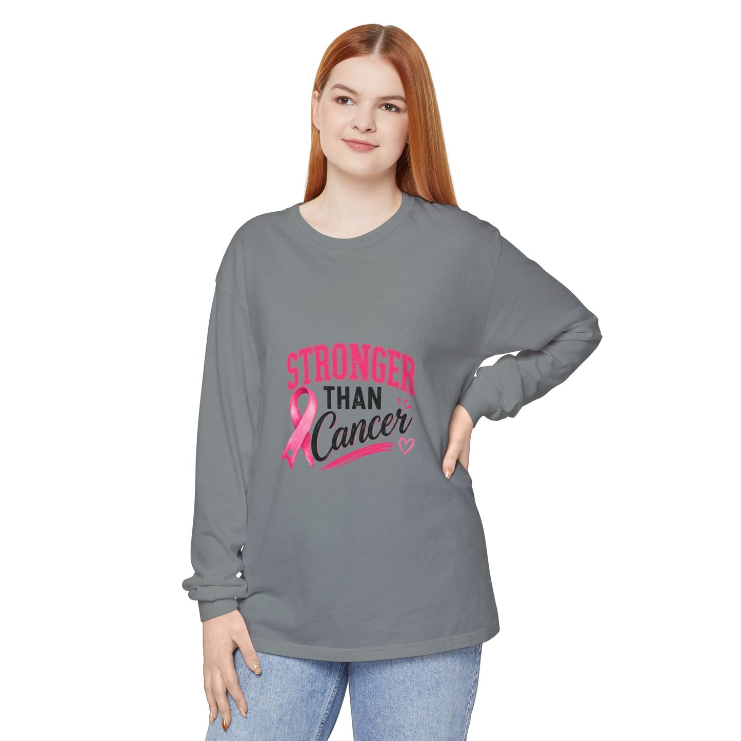🎗️Stronger than Cancer Survivor Long Sleeve Shirt