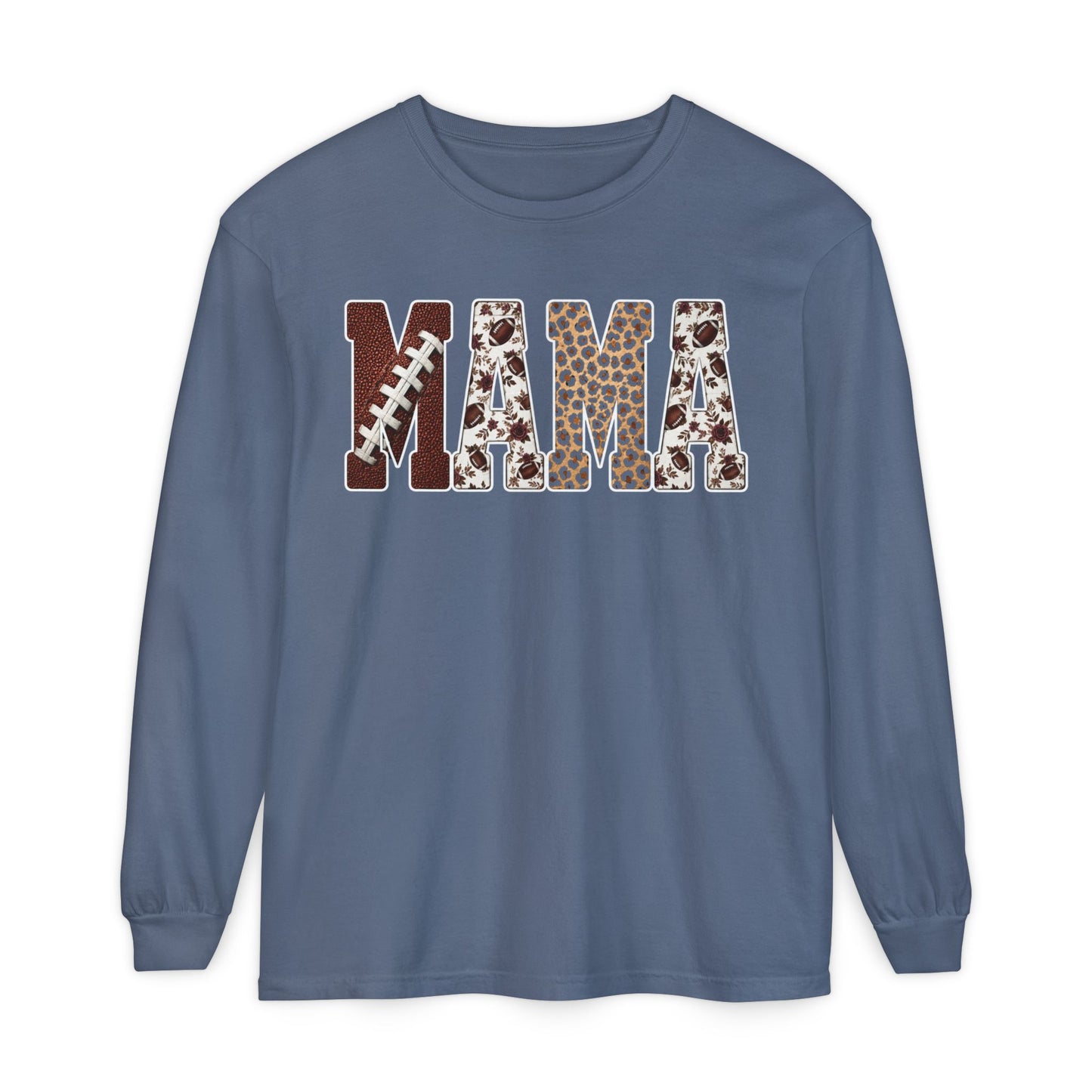 Mama Football Long Sleeve T-Shirt