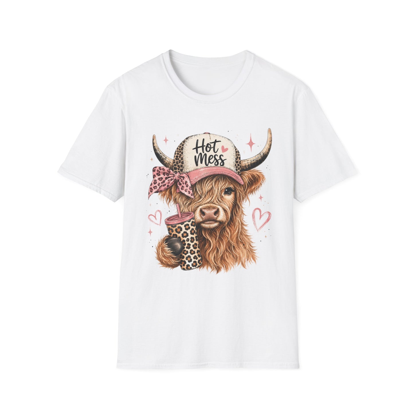 Hot Mess Cow Softstyle T-Shirt