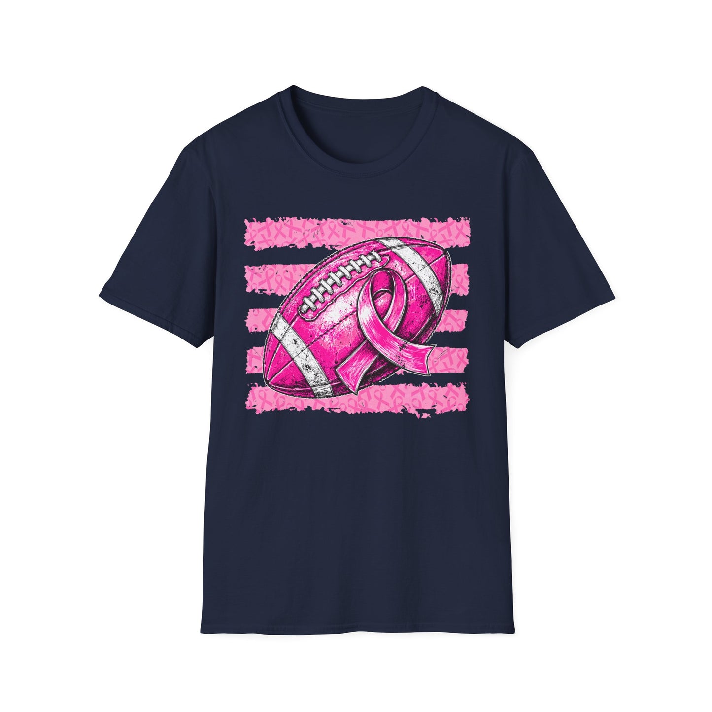 Pink Football Softstyle T-Shirt