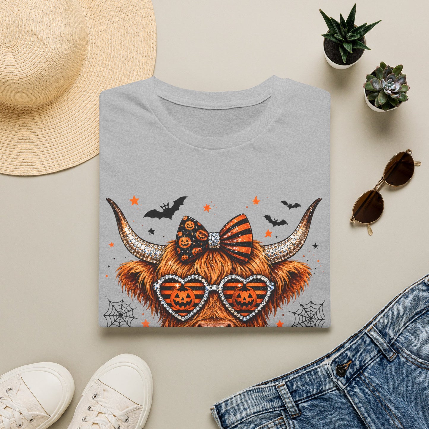 Halloween/Harvest Cow Softstyle T-Shirt