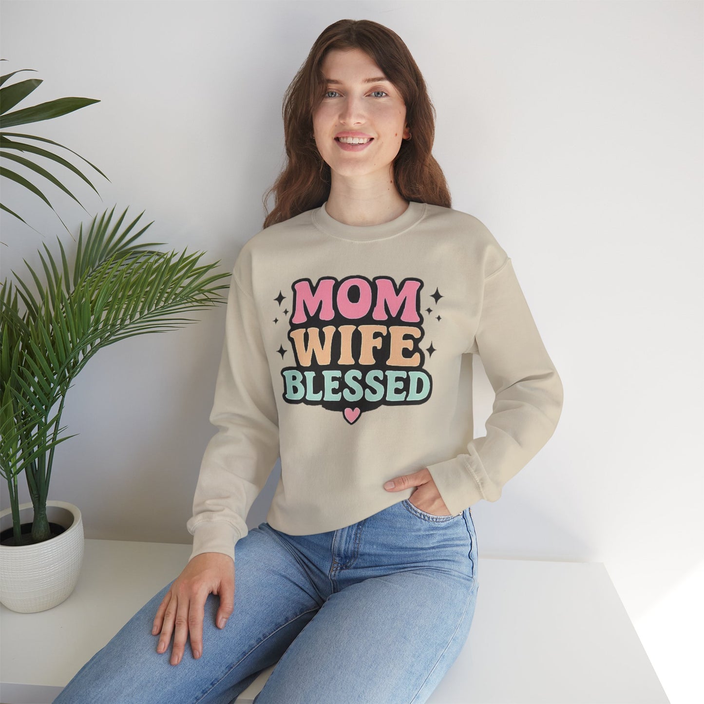 Unisex Heavy Blend™ Crewneck Mom Sweatshirt
