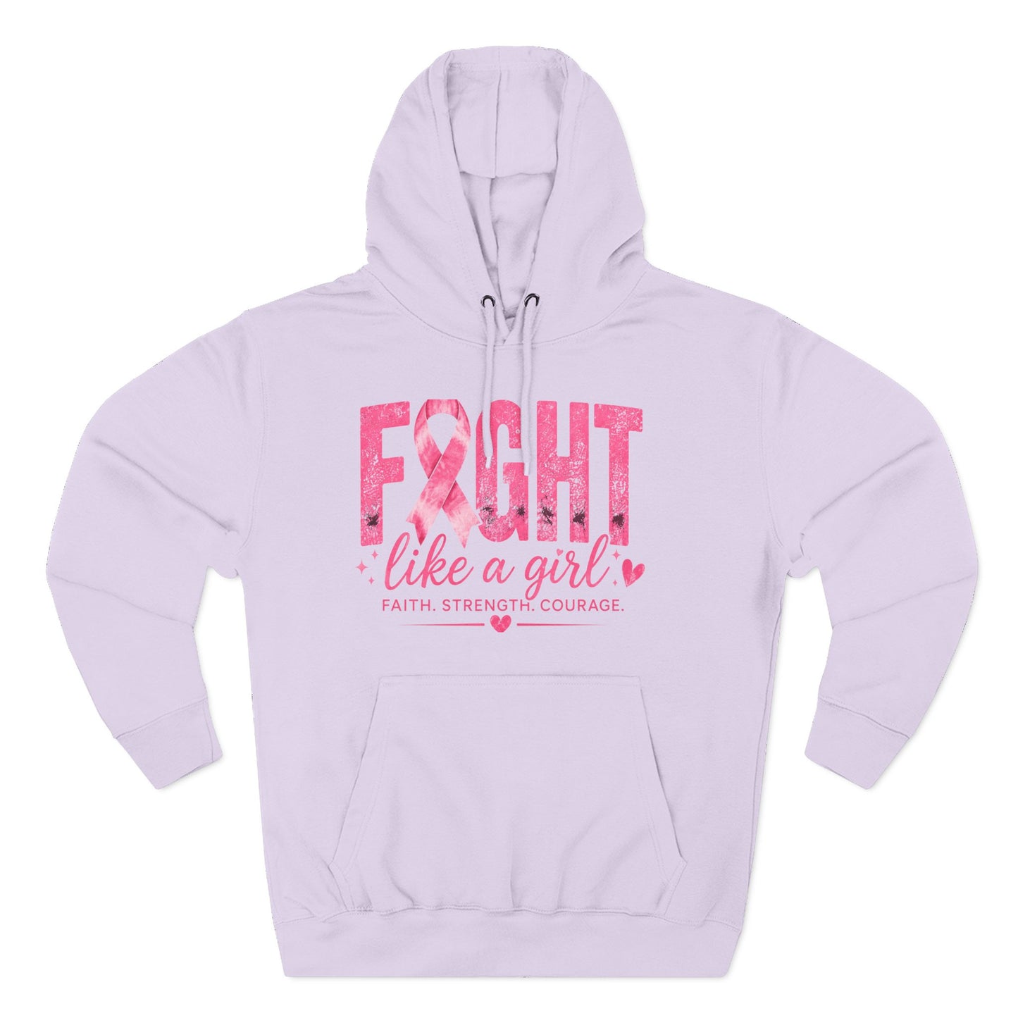 Three-Panel Fleece Hoodie
