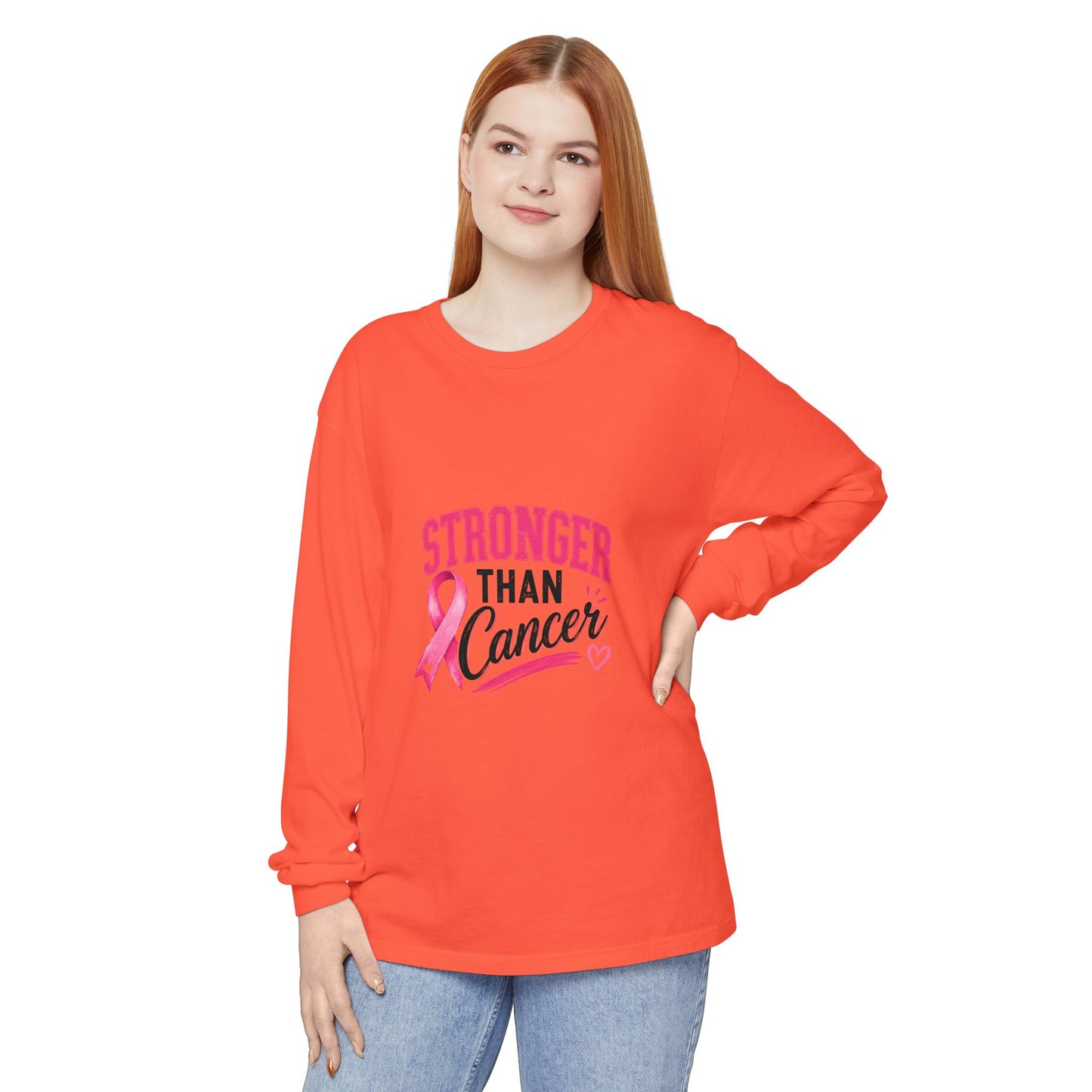 🎗️Stronger than Cancer Survivor Long Sleeve Shirt