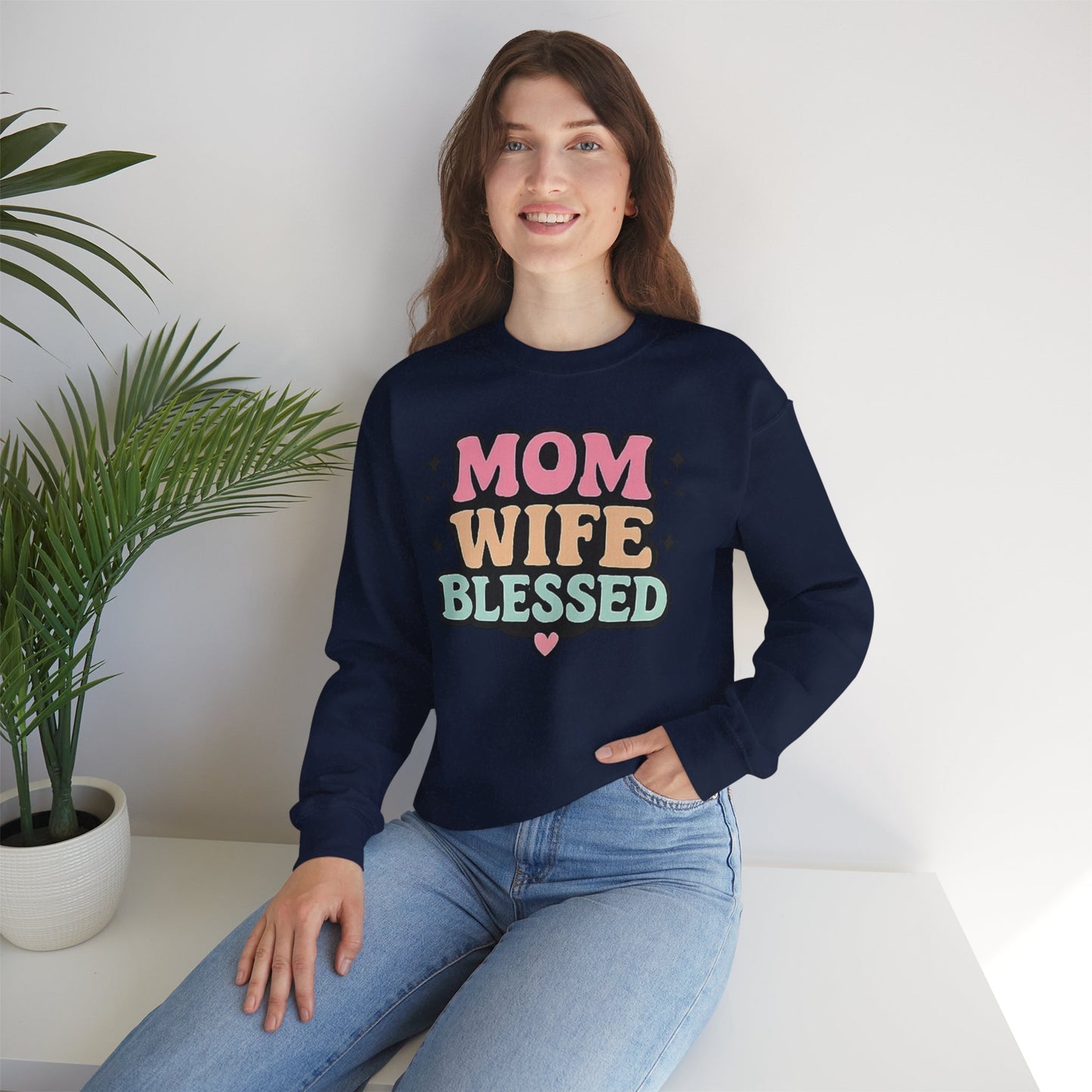 Unisex Heavy Blend™ Crewneck Mom Sweatshirt