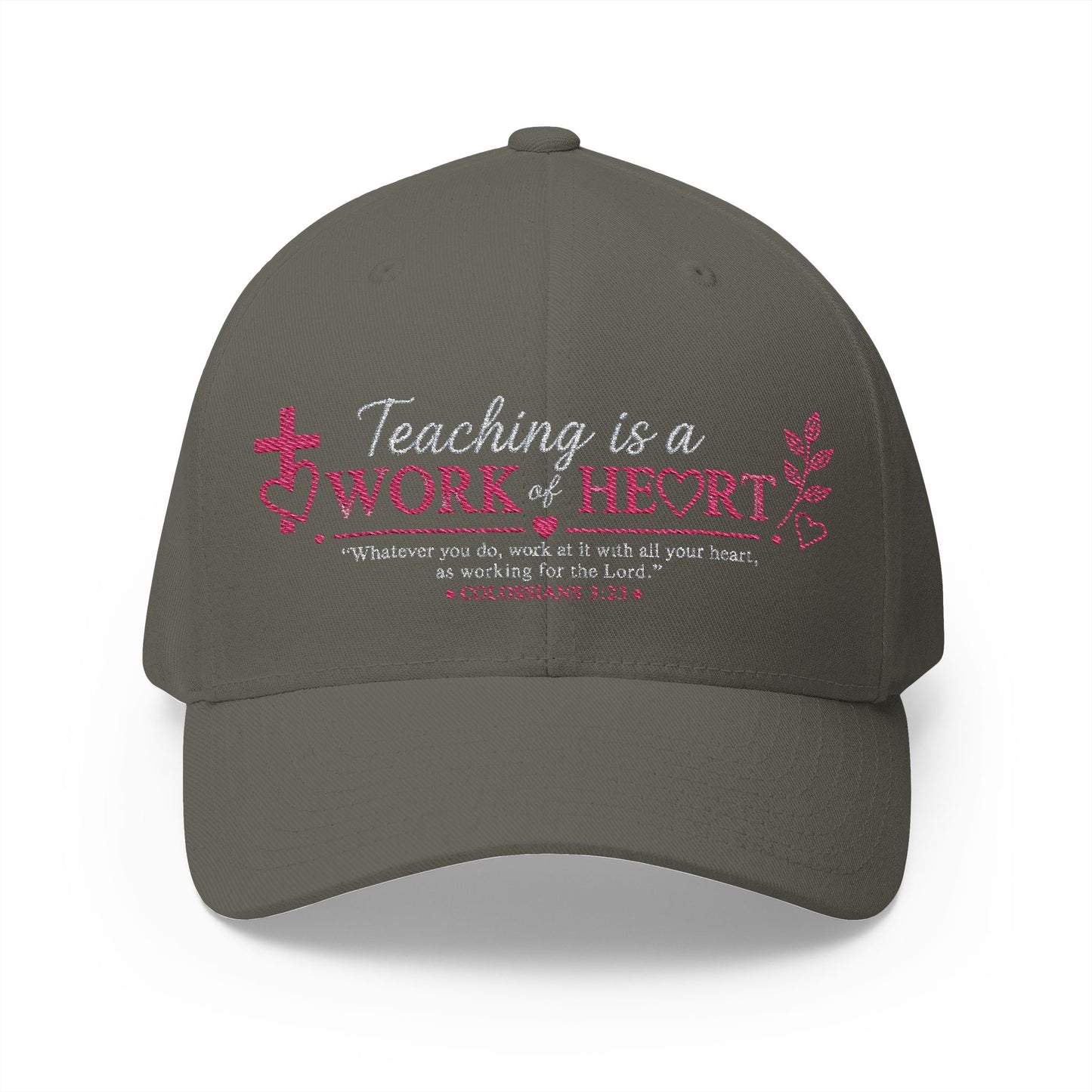 ✝️ Teaching Is a Work of Heart Christian Teacher Cap