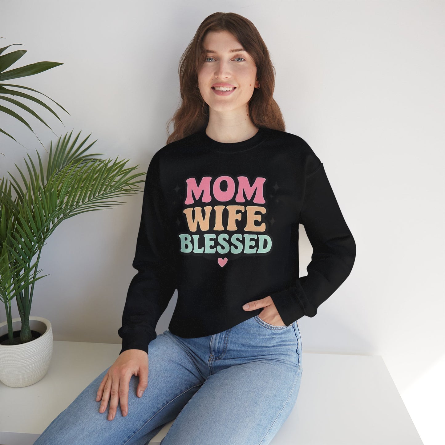 Unisex Heavy Blend™ Crewneck Mom Sweatshirt