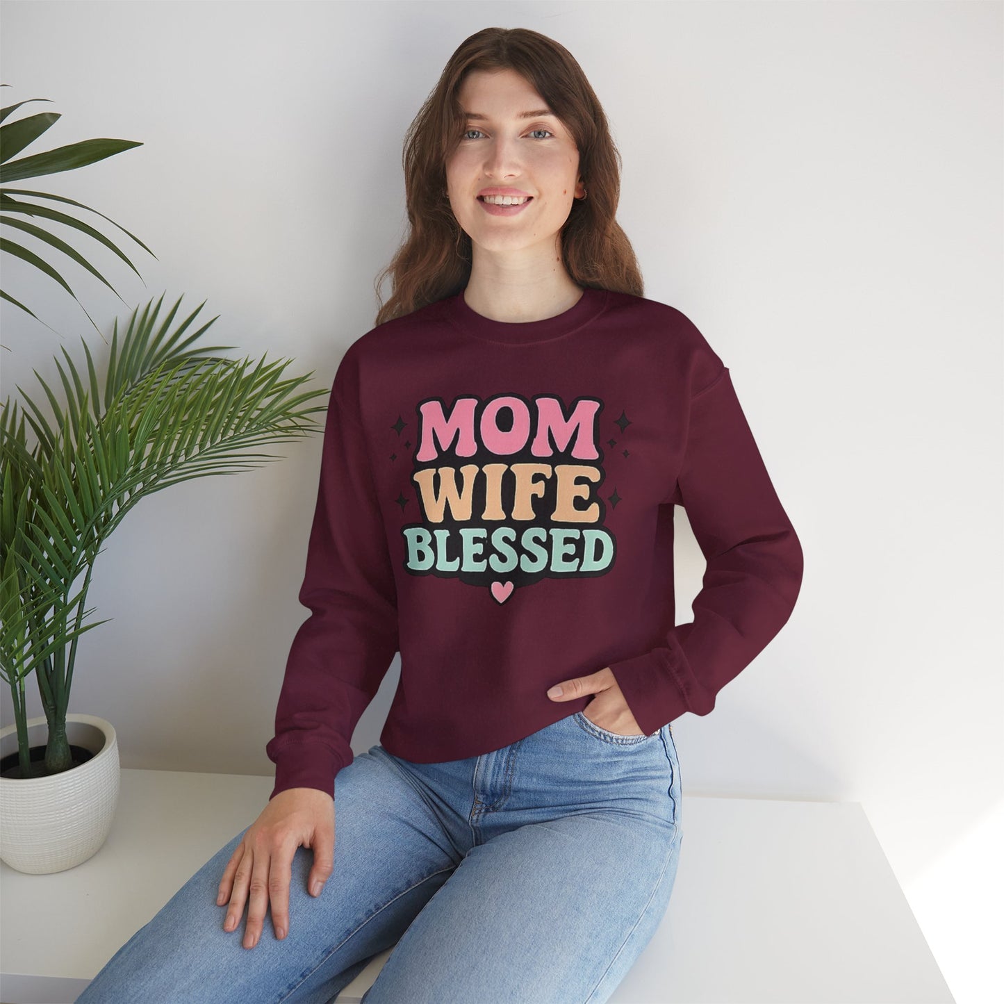 Unisex Heavy Blend™ Crewneck Mom Sweatshirt